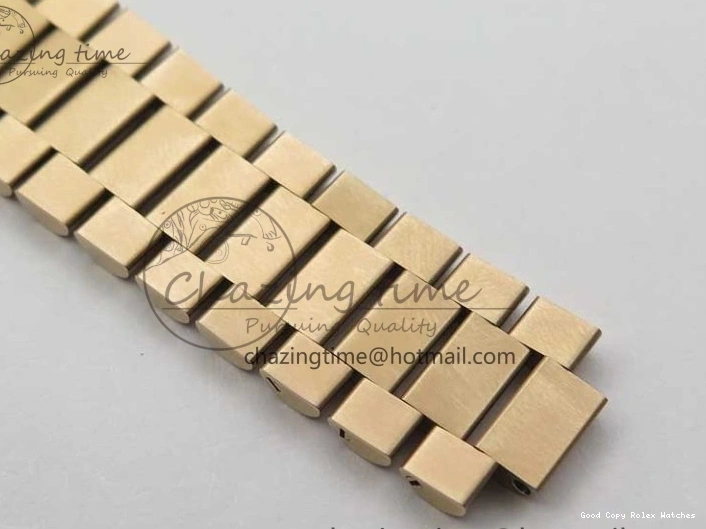 Best AAA Replica Sites Dial 40mm 904 New Version RG Bracelet Bold 228239 2825 President A Crystal Markers Day-Date on RG BP Brown Dial T 0118